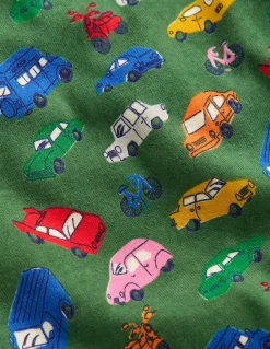 Boden Pyjamas & Chaussons-Pyjama court douillet Motif Traffic Jam