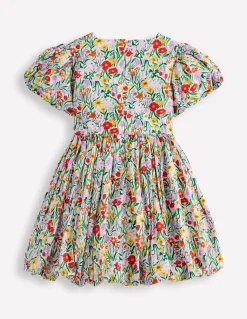 Boden Robes-Robe à ourlet bulle Motif Flower Vine chèvrefeuille