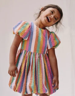 Boden Robes-Robe à ourlet bulle À Rayures Multicolores