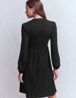 Boden Robes & Combinaisons|Robes Coupe Petite-Robe courte Amy en jersey Noir