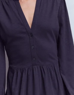 Boden Robes & Combinaisons|Robes Coupe Petite-Robe courte Amy en jersey Bleu marine