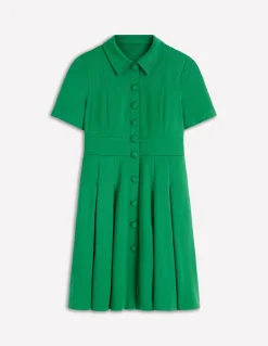 Boden Tenues De Travail|Robes & Combinaisons-Robe courte Bridget en point de Rome Vert frais