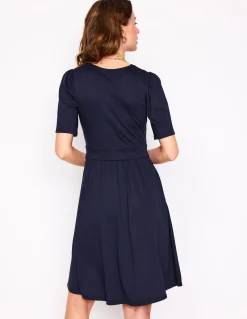 Boden Robes & Combinaisons|Courtes-Robe courte Louisa en jersey Bleu Marine
