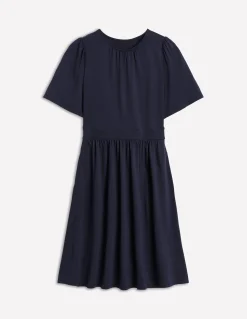 Boden Robes & Combinaisons|Courtes-Robe courte Louisa en jersey Bleu Marine