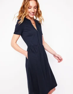 Boden Robes & Combinaisons|Robes Coupe Petite-Robe courte Naomi en jersey Bleu marine