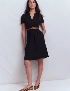 Boden Robes & Combinaisons|Robes Coupe Petite-Robe courte Naomi en jersey Noir