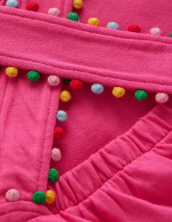 Boden Robes-Robe croisée dans le dos en jersey Rose flamant