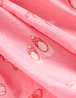 Boden Robes-Robe côtelée à ourlet bulle Ballerines rose vintage