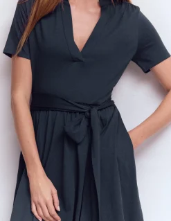 Boden Robes & Combinaisons|Robes Coupe Petite-Robe Daisy virevoltante en jersey Bleu marine