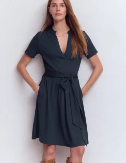 Boden Robes & Combinaisons|Robes Coupe Petite-Robe Daisy virevoltante en jersey Bleu marine