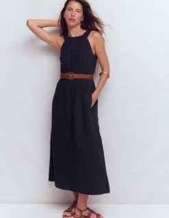 Boden Robes & Combinaisons|Midi-Robe Daphne double-étoffe Bleu marine