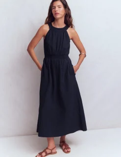 Boden Robes & Combinaisons|Midi-Robe Daphne double-étoffe Bleu marine