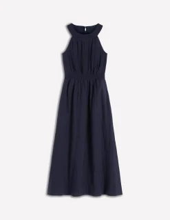 Boden Robes & Combinaisons|Midi-Robe Daphne double-étoffe Bleu marine