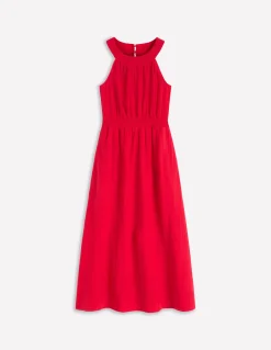 Boden Robes & Combinaisons|Midi-Robe Daphne double-étoffe Rouge Mérida