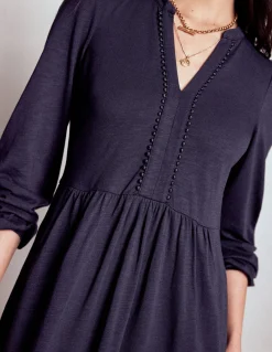 Boden Robes & Combinaisons|Robes Coupe Petite-Robe décontractée Naomi en jersey Bleu marine