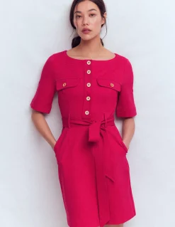 Boden Tenues De Travail|Robes & Combinaisons-Robe droite Bria en point de Rome Grenade