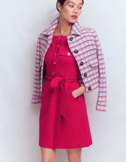 Boden Tenues De Travail|Robes & Combinaisons-Robe droite Bria en point de Rome Grenade