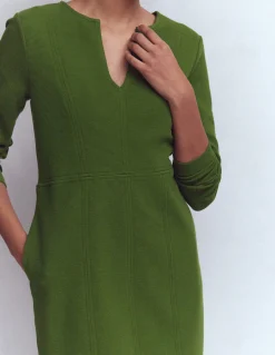 Boden Tenues De Travail|Robes & Combinaisons-Robe droite Colette en ottoman Sapin vert