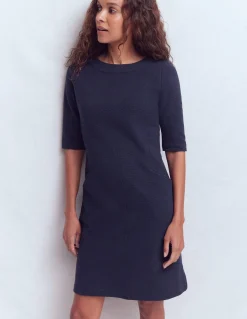 Boden Tenues De Travail|Robes & Combinaisons-Robe droite Nessa en ottoman Bleu marine