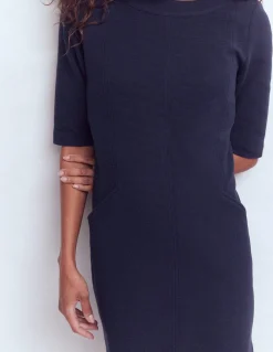 Boden Tenues De Travail|Robes & Combinaisons-Robe droite Nessa en ottoman Bleu marine