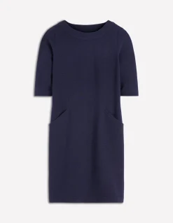 Boden Tenues De Travail|Robes & Combinaisons-Robe droite Nessa en ottoman Bleu marine