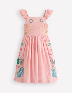 Boden Robes-Robe dʼété Annalisa tournoyante Coquillages