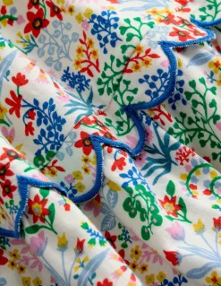 Boden Robes-Robe d’été festonnée à volants À fleurs