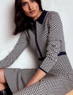 Boden Tenues De Travail|Robes & Combinaisons-Robe Fiona en maille à Chevrons