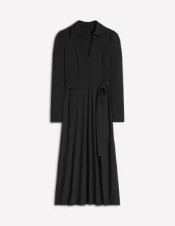 Boden Tenues De Travail|Robes & Combinaisons-Robe Imogen en jersey à col Noir