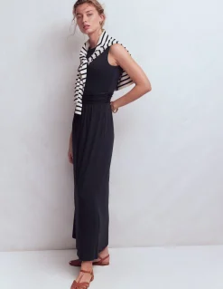 Boden Tenues De Travail|Robes & Combinaisons-Robe longue Antonia en jersey Bleu marine