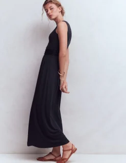 Boden Tenues De Travail|Robes & Combinaisons-Robe longue Antonia en jersey Bleu marine