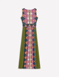 Boden Robes & Combinaisons|Robes Coupe Petite-Robe longue Antonia en jersey Multi, motif Ornamental Garden