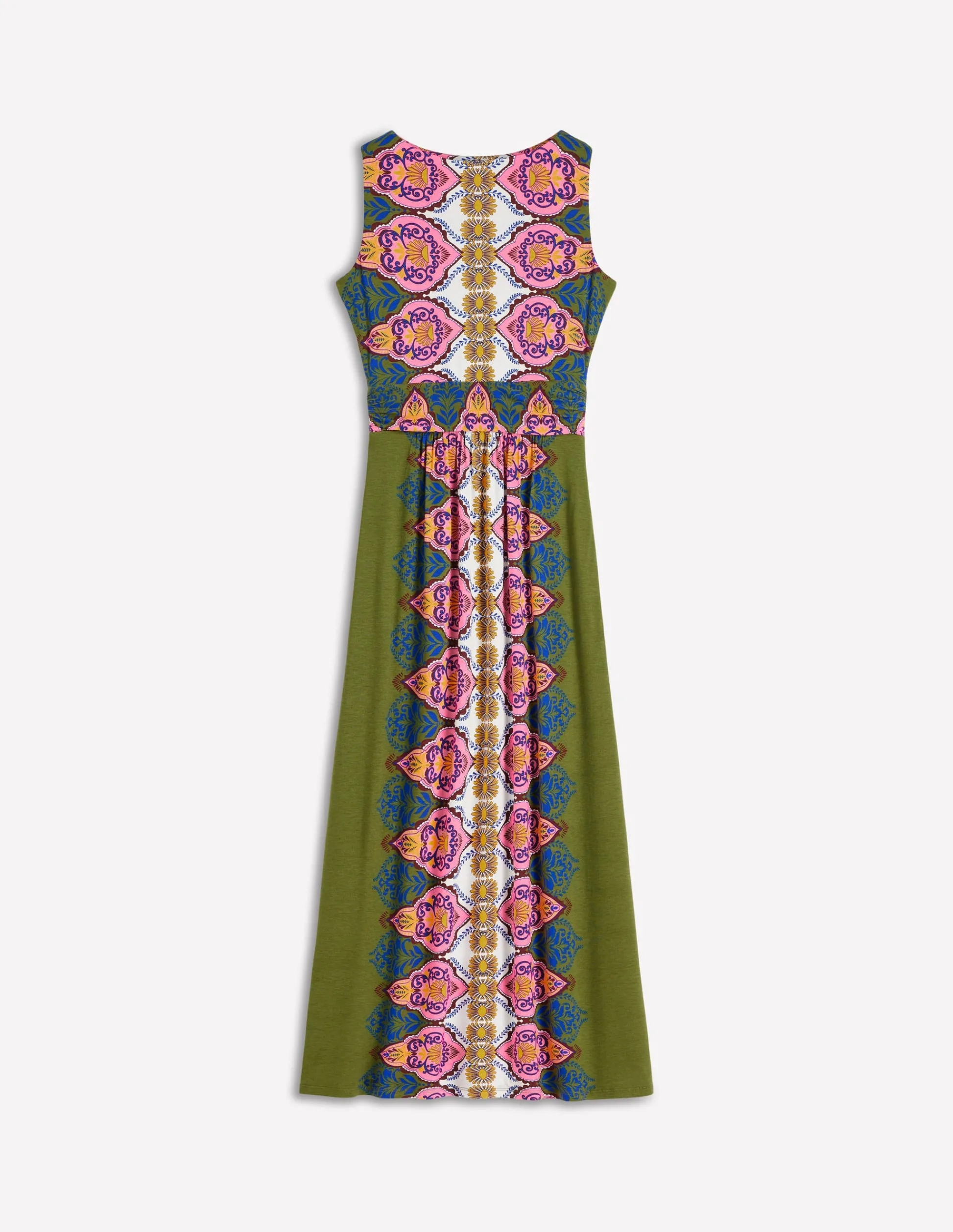 Boden Robes & Combinaisons|Robes Coupe Petite-Robe longue Antonia en jersey Multi, motif Ornamental Garden