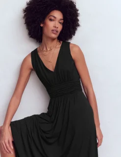 Boden Tenues De Travail|Robes & Combinaisons-Robe longue Elodie en jersey Noir