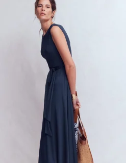 Boden Robes & Combinaisons|Midi-Robe midi Tamsin en jersey Bleu marine