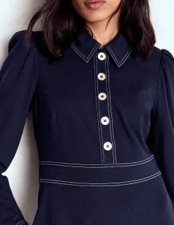 Boden Tenues De Travail|Robes & Combinaisons-Robe Nicolette à manches longues Bleu marine