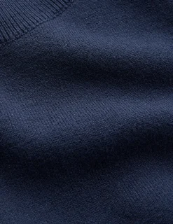 Boden Tenues De Travail|Robes Coupe Petite-Robe Tiana nouée sur le devant en maille Bleu marine