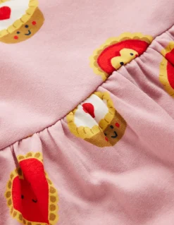 Boden Robes-Robe tournoyante Ariel en jersey Friandises rose vintage