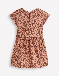 Boden Robes-Robe T-shirt en jersey Cœurs folk rouge rockabilly