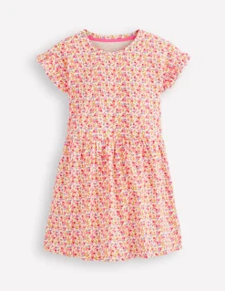 Boden Robes-Robe T-shirt en jersey Motif petites fleurs