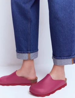 Boden Chaussures Plates|Sandales-Sabots colourblock Lyla Rose/rouge