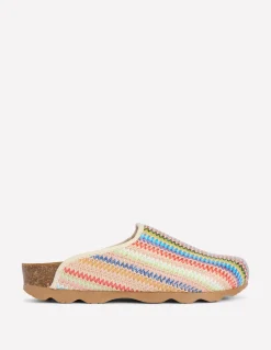 Boden Chaussures Plates|Sandales-Sabots colourblock Lyla Tissage multicolore