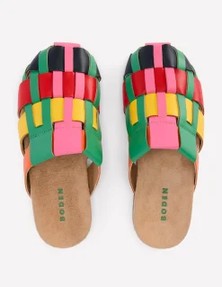 Boden Chaussures Plates-Sabots Loretta à brides ples Multi