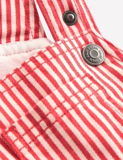 Boden Pantalons & Leggings-Salopette courte tissée Rayé Rouge