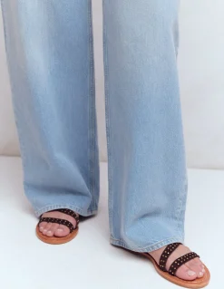 Boden Chaussures Plates|Sandales-Sandales asymétriques Chocolat amer