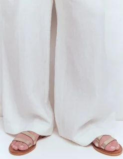 Boden Chaussures Plates|Sandales-Sandales asymétriques Fauve/doré