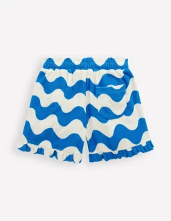 Boden Shorts|Ensembles Assortis-Short à volants en éponge Bleu vague