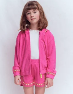 Boden Shorts|Ensembles Assortis-Short brodé en éponge Broderie rose sorbet