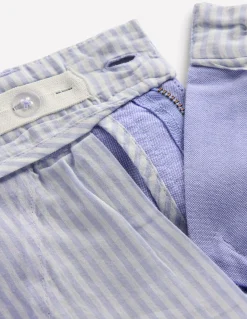 Boden Shorts-Short chino classique Oxford bleu