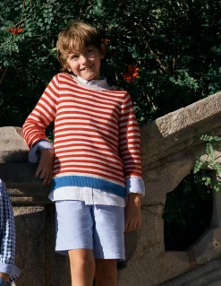 Boden Shorts-Short chino classique Oxford bleu